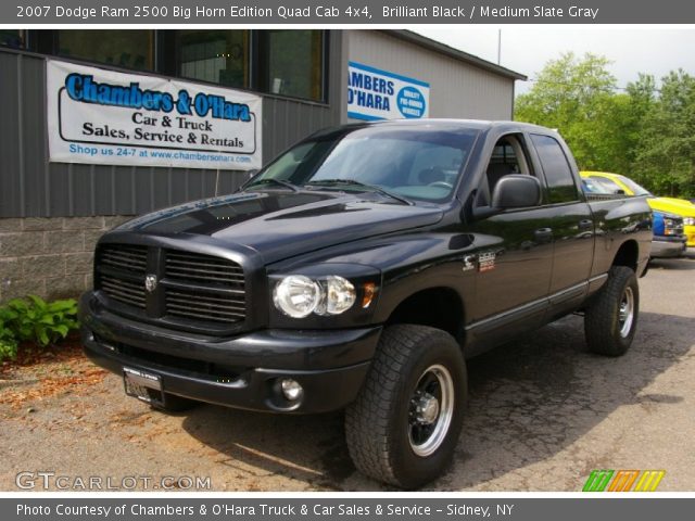 2007 Dodge Ram 2500 Big Horn Edition Quad Cab 4x4 in Brilliant Black