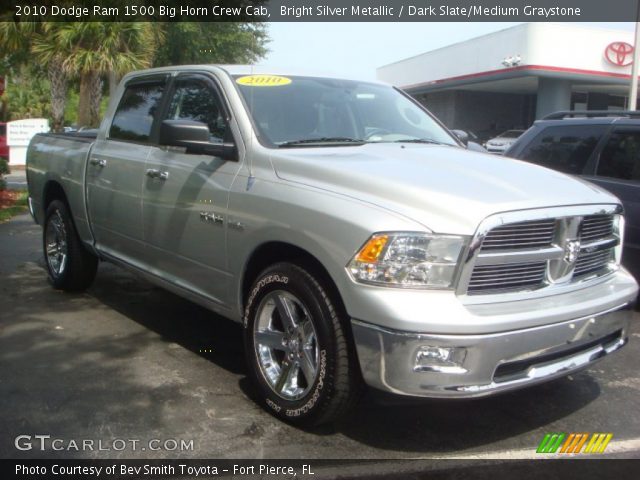 2010 Dodge Ram 1500 Big Horn Crew Cab in Bright Silver Metallic