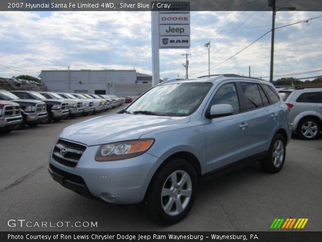 2007 Hyundai Santa Fe Limited 4WD in Silver Blue