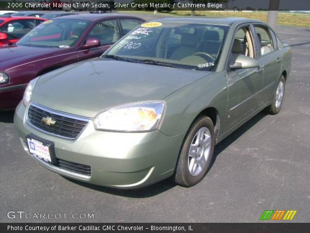 2006 Chevrolet Malibu LT V6 Sedan in Silver Green Metallic