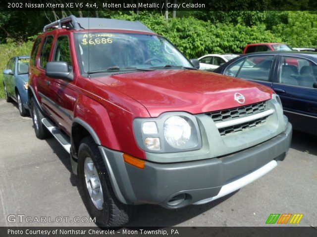 2002 Nissan Xterra XE V6 4x4 in Molten Lava Metallic