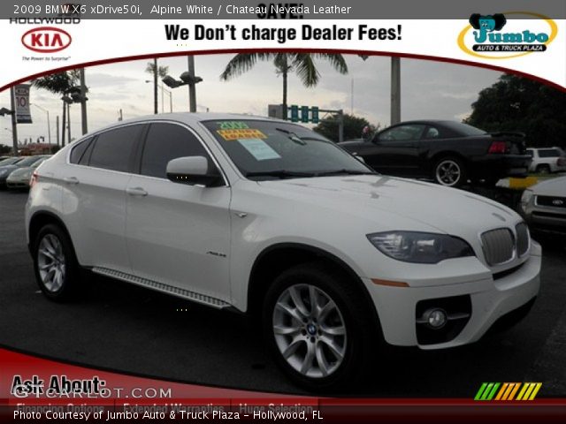 2009 BMW X6 xDrive50i in Alpine White