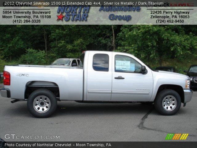 2012 Chevrolet Silverado 1500 LS Extended Cab 4x4 in Silver Ice Metallic