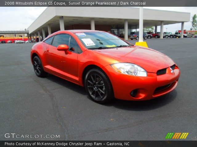 2008 Mitsubishi Eclipse GS Coupe in Sunset Orange Pearlescent