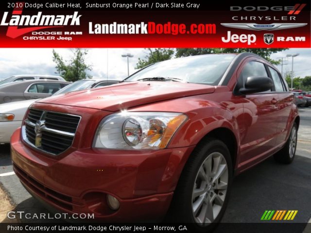 2010 Dodge Caliber Heat in Sunburst Orange Pearl