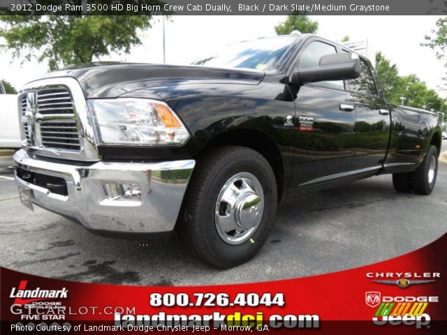 2012 Dodge Ram 3500 HD Big Horn Crew Cab Dually in Black