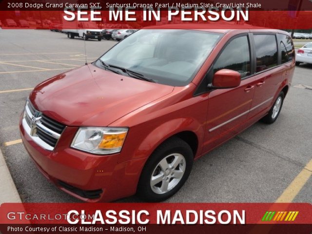 2008 Dodge Grand Caravan SXT in Sunburst Orange Pearl