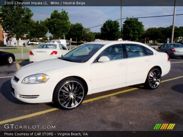 2008 Chevrolet Impala LS in White