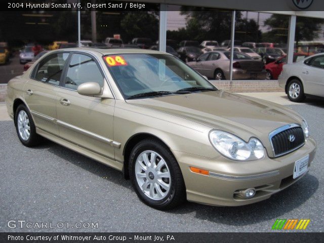 2004 Hyundai Sonata V6 in Desert Sand