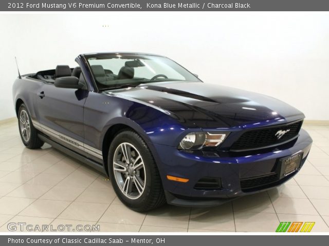2012 Ford Mustang V6 Premium Convertible in Kona Blue Metallic