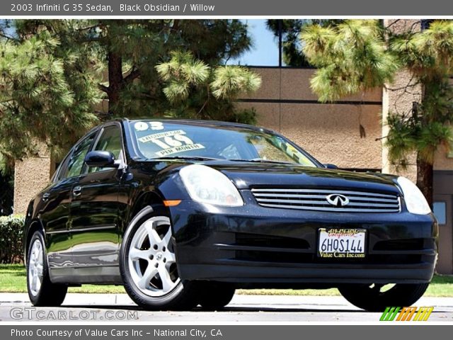 2003 Infiniti G 35 Sedan in Black Obsidian