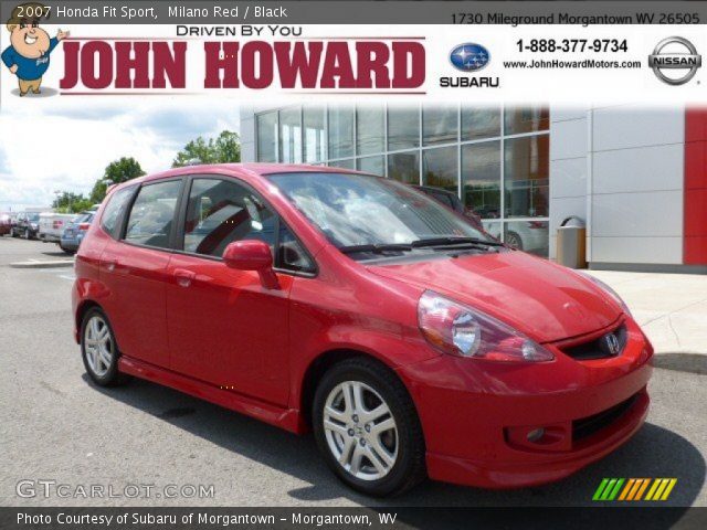 2007 Honda Fit Sport in Milano Red