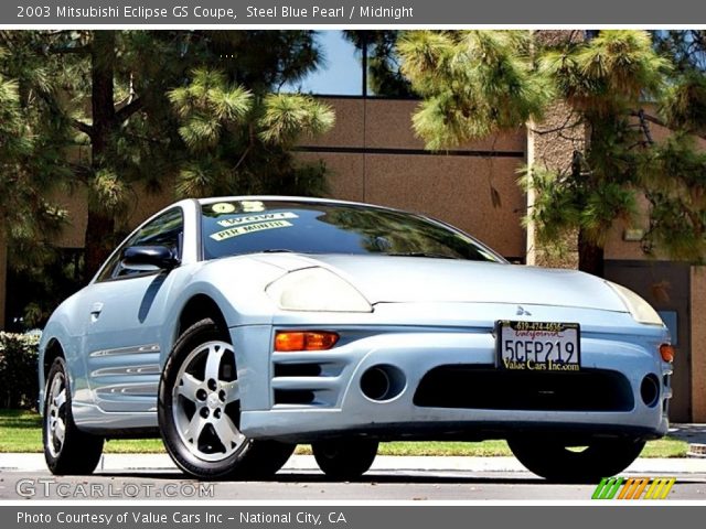 2003 Mitsubishi Eclipse GS Coupe in Steel Blue Pearl