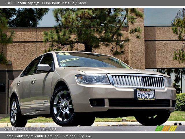 2006 Lincoln Zephyr  in Dune Pearl Metallic