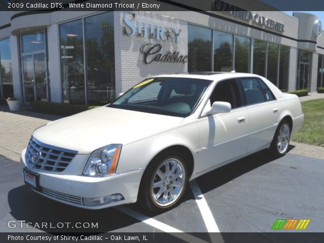 2009 Cadillac DTS  in White Diamond Tricoat