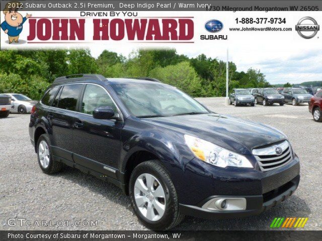 2012 Subaru Outback 2.5i Premium in Deep Indigo Pearl