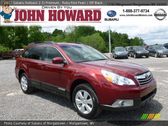 2012 Subaru Outback 2.5i Premium in Ruby Red Pearl