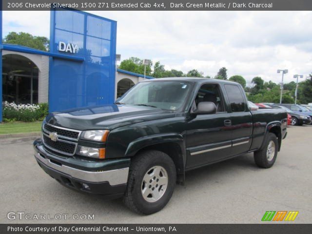 2006 Chevrolet Silverado 1500 Z71 Extended Cab 4x4 in Dark Green Metallic