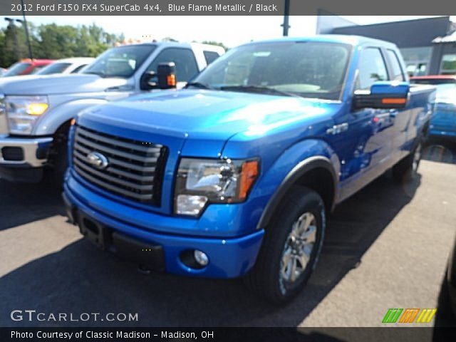 2012 Ford F150 FX4 SuperCab 4x4 in Blue Flame Metallic