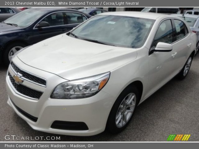 2013 Chevrolet Malibu ECO in White Diamond Tricoat