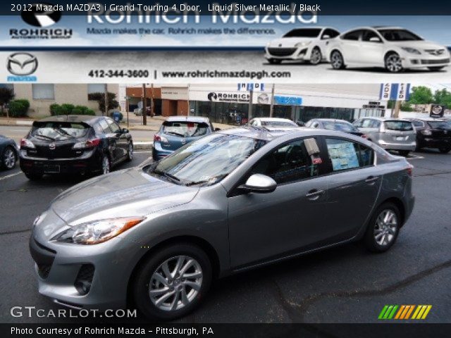 2012 Mazda MAZDA3 i Grand Touring 4 Door in Liquid Silver Metallic