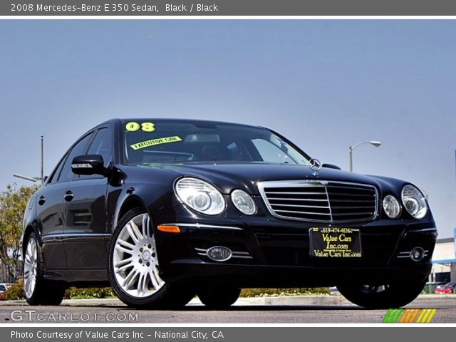 2008 Mercedes-Benz E 350 Sedan in Black