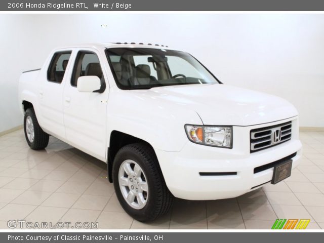 2006 Honda Ridgeline RTL in White