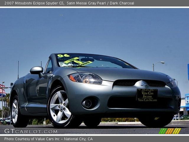 2007 Mitsubishi Eclipse Spyder GS in Satin Meisai Gray Pearl