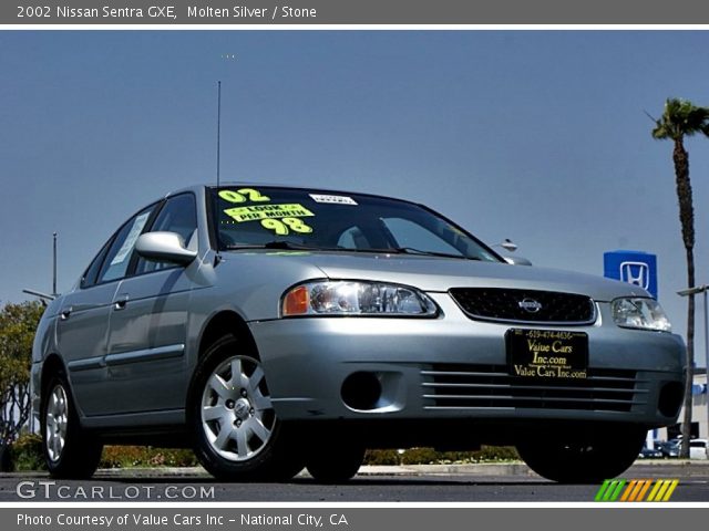 2002 Nissan Sentra GXE in Molten Silver