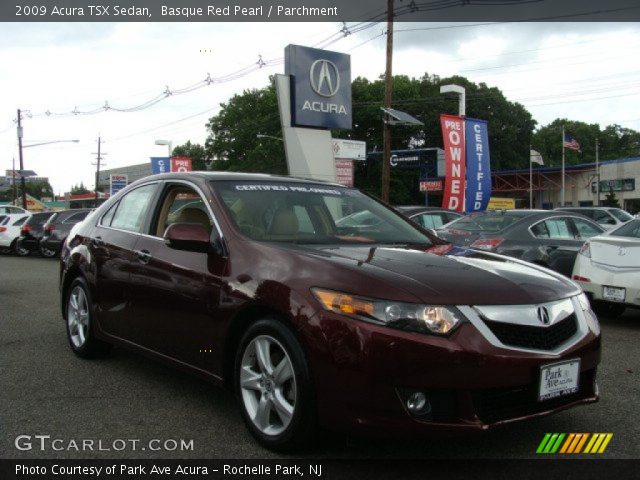 2009 Acura TSX Sedan in Basque Red Pearl