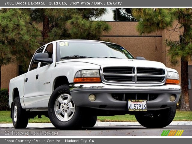 2001 Dodge Dakota SLT Quad Cab in Bright White