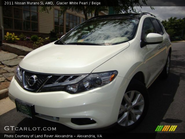 2011 Nissan Murano SL AWD in Glacier White Pearl
