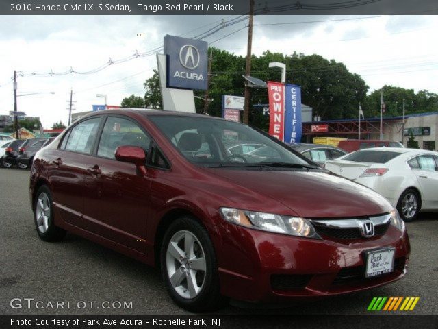 2010 Honda Civic LX-S Sedan in Tango Red Pearl