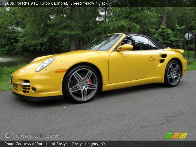 2009 Porsche 911 Turbo Cabriolet in Speed Yellow