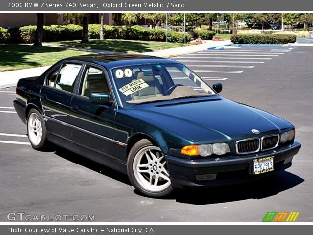 2000 BMW 7 Series 740i Sedan in Oxford Green Metallic