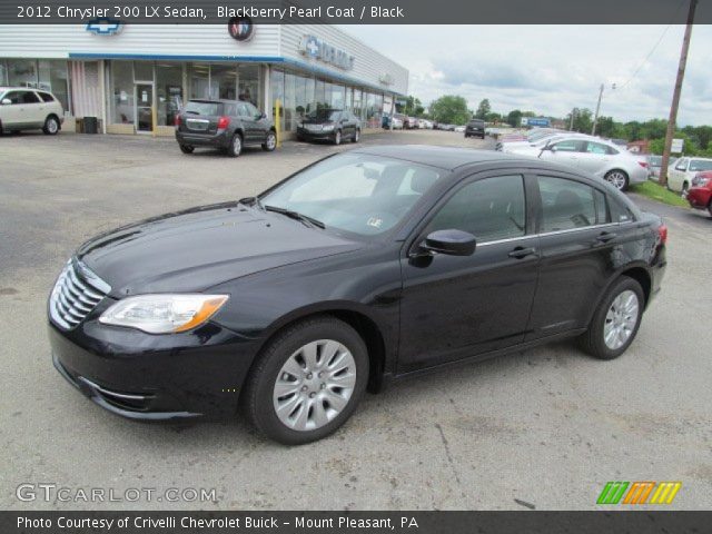 2012 Chrysler 200 LX Sedan in Blackberry Pearl Coat
