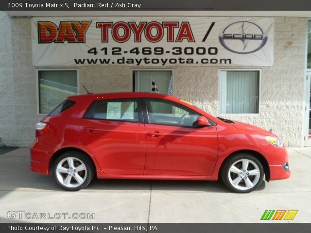 2009 Toyota Matrix S in Radiant Red