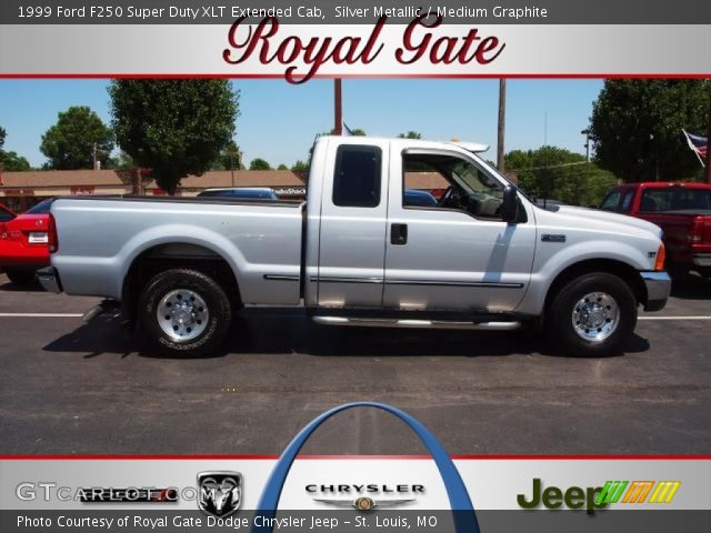1999 Ford F250 Super Duty XLT Extended Cab in Silver Metallic