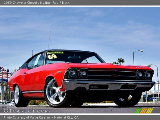 1969 Chevrolet Chevelle Malibu in Red