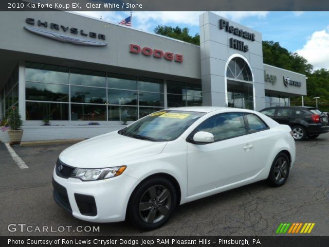 2010 Kia Forte Koup EX in Clear White