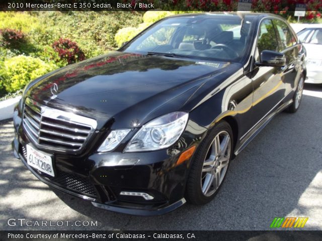 2010 Mercedes-Benz E 350 Sedan in Black