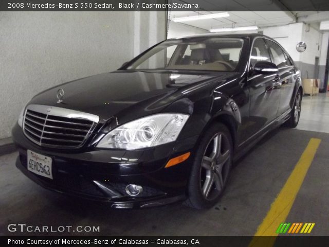 2008 Mercedes-Benz S 550 Sedan in Black