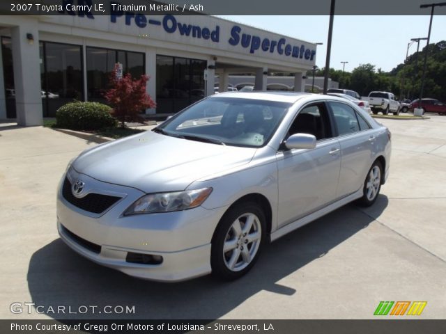 2007 Toyota Camry LE in Titanium Metallic