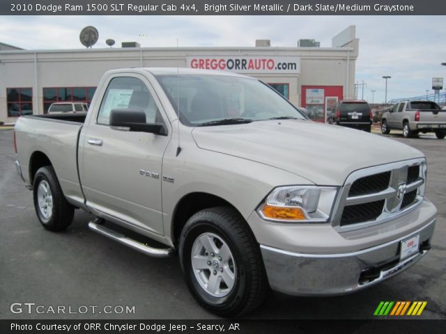 2010 Dodge Ram 1500 SLT Regular Cab 4x4 in Bright Silver Metallic