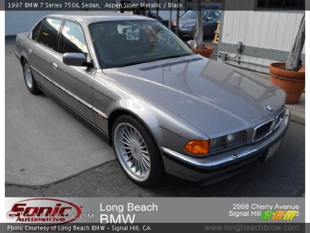 1997 BMW 7 Series 750iL Sedan in Aspen Silver Metallic