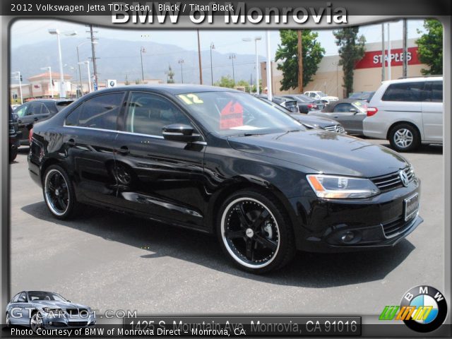 2012 Volkswagen Jetta TDI Sedan in Black
