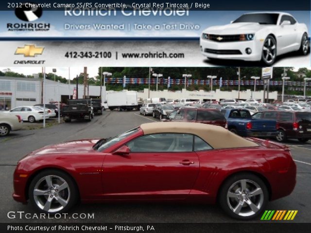 2012 Chevrolet Camaro SS/RS Convertible in Crystal Red Tintcoat