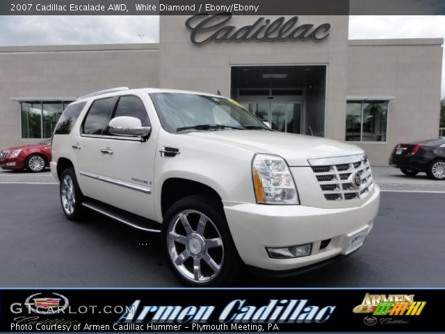 2007 Cadillac Escalade AWD in White Diamond