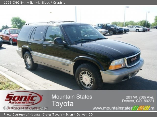 1998 GMC Jimmy SL 4x4 in Black
