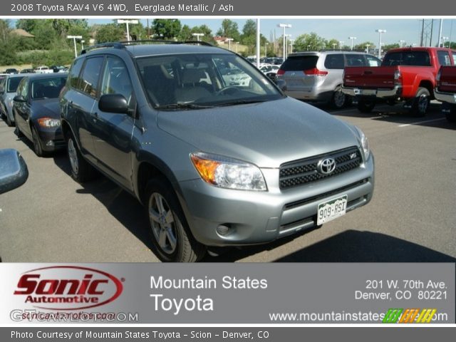 2008 Toyota RAV4 V6 4WD in Everglade Metallic